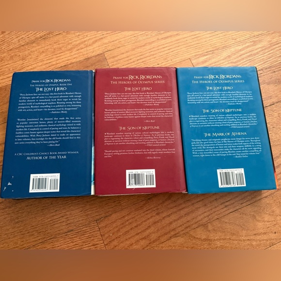 The Hero’s of Olympus Series Book 2-4 Rick Riordan - Picture 5 of 9